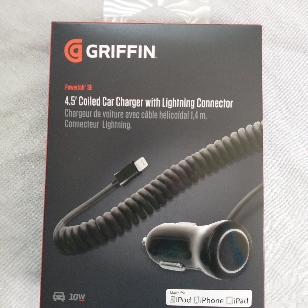 Griffin 10W Car Charger with Lightning Connector
